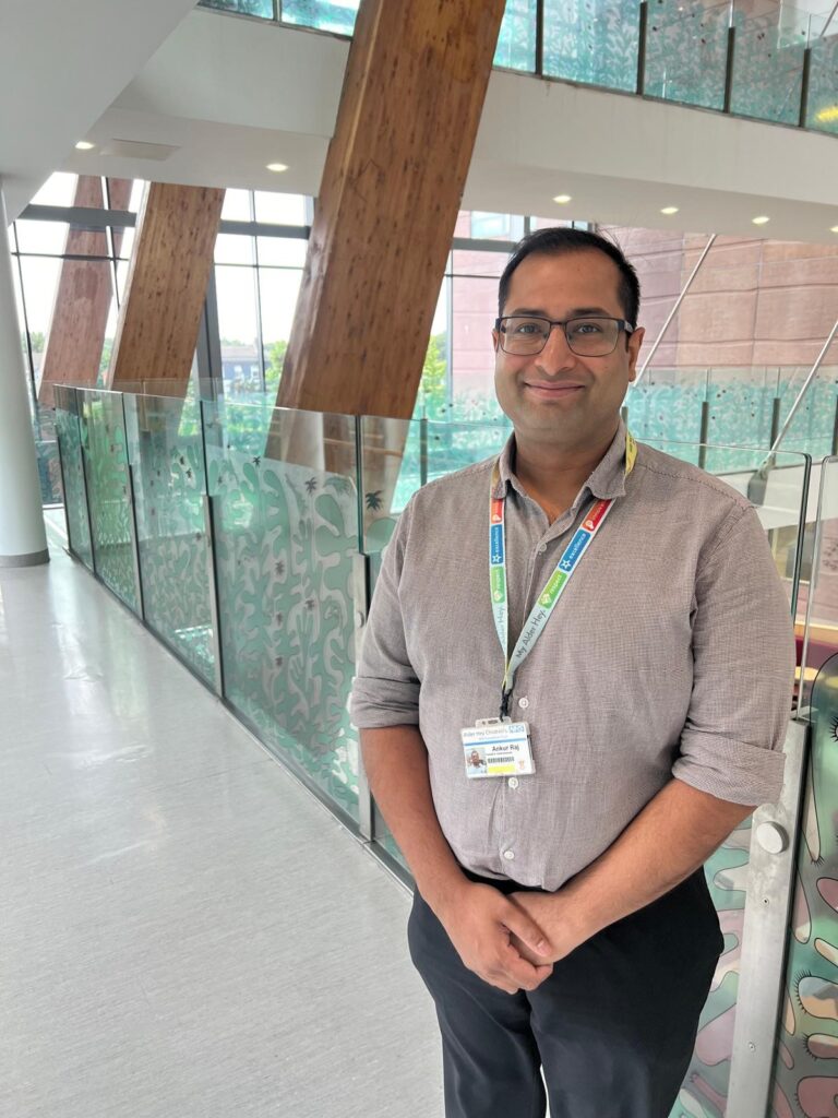 Dr Ankur Raj of Alder Hey Children's Hospital