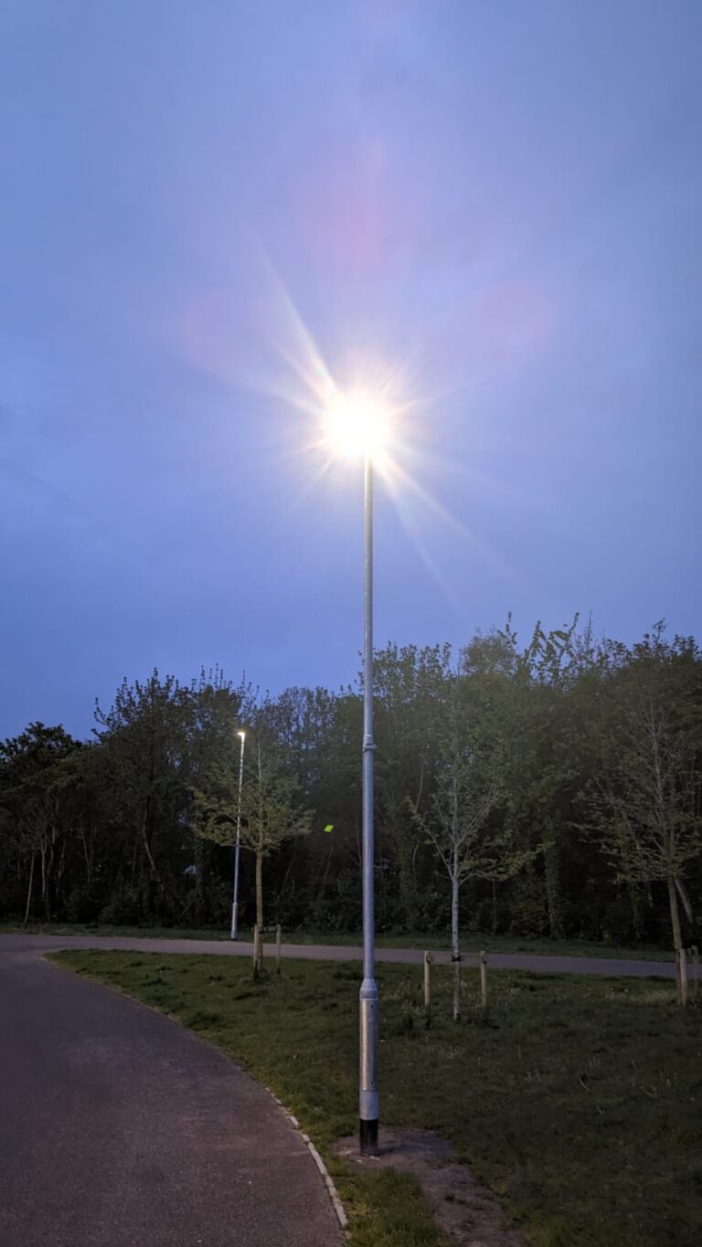 Lighting in Springfield Park