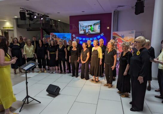 Choir in atrium