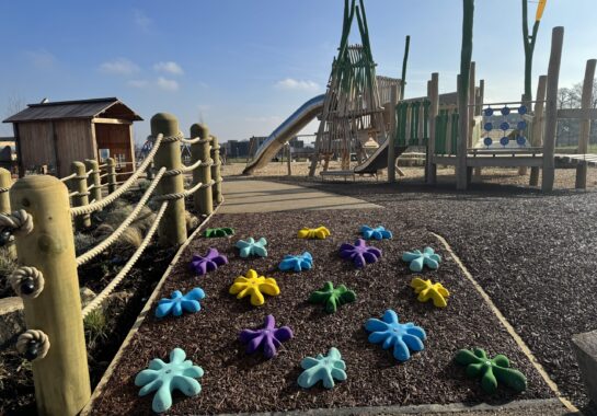 An image of the new Springfield Park play area next to Alder Hey Hospital