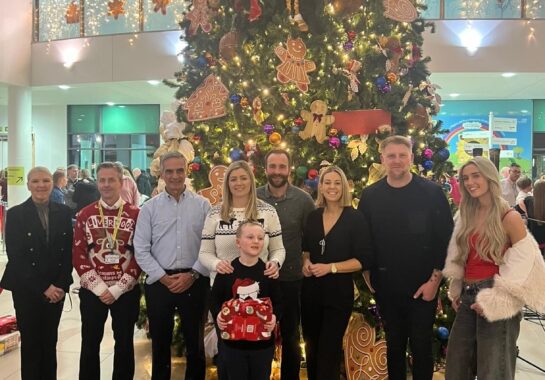 Picture of a group of people who were involved in the Christmas Light Switch On